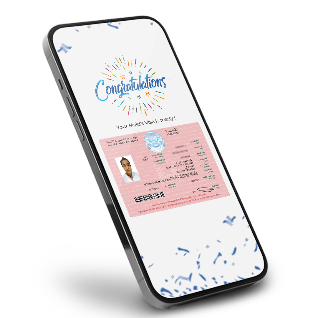 Affordable Maid Visa in Dubai – 2 Years | Alebdaa